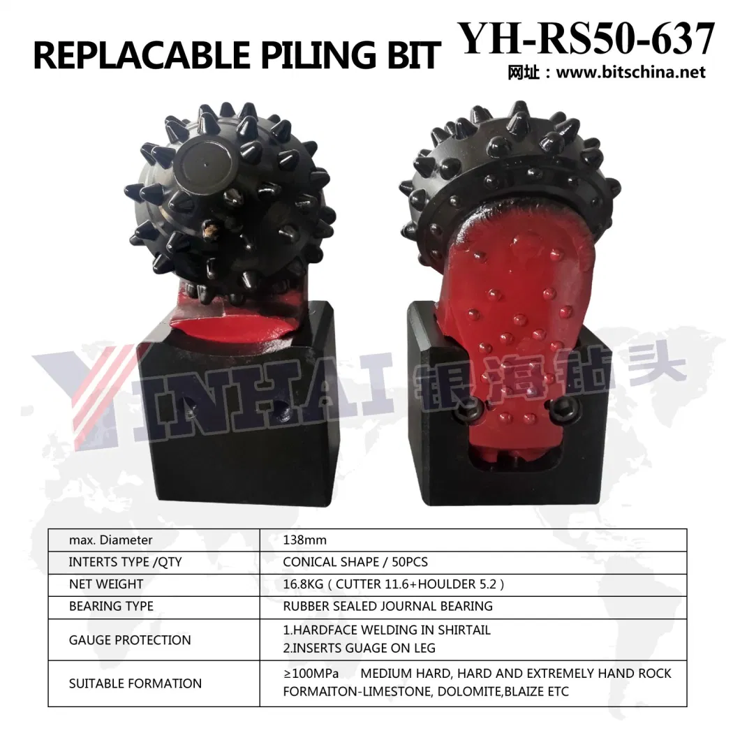 Cutting Od1100mm Core Barrel with TCI Single Roller Cone for HDD Drilling